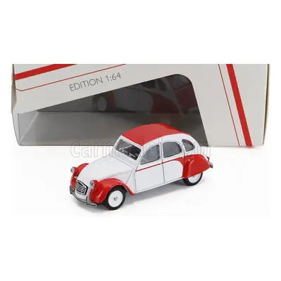 Schuco Citroen 2cv 1976 1:64 Bílá Červená