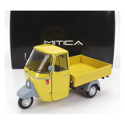 Mitica-diecast Piaggio Ape P501 Open 1979 - Con Vetrina - With Showcase 1:18 Giallo Texas