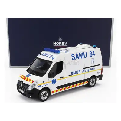 Norev Renault Master Van Samu Ambulance 2014 1:43 Bílá Žlutá