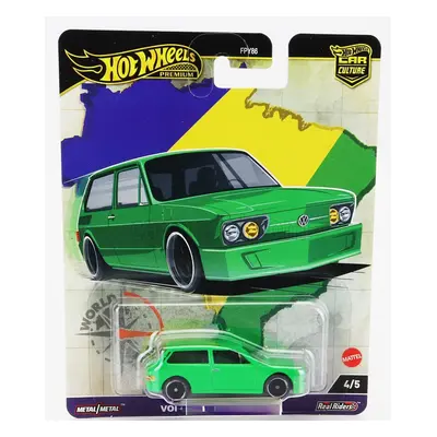 Mattel hot wheels Volkswagen Brasilia 1975 1:64 Zelená