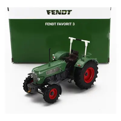 Ros-model Fendt Favorit 3 4wd Tractor With Rollbar 1964 1:32 Zelená Červená