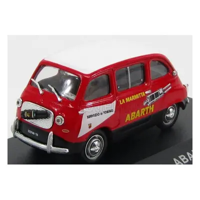 Edicola Fiat 750 Multipla La Marmitta Abarth 1960 1:43 Červená Bílá Černá