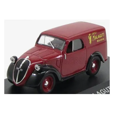 Edicola Fiat 500 Van Cicli Malaguti 1947 1:43 Bordeaux Black