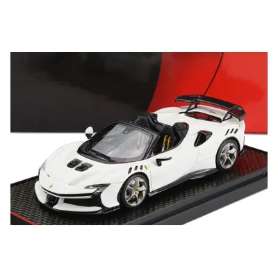 Bbr-models Ferrari Sf90 Xx Stradale Spider 2024 1:43 Bianco Cervino - Bílá Černá