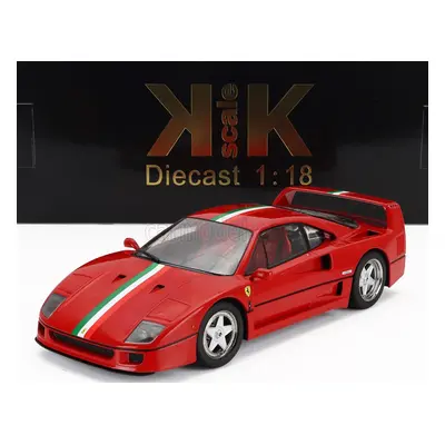 Kk-scale Ferrari F40 Italian Stripes 1987 1:18 Red