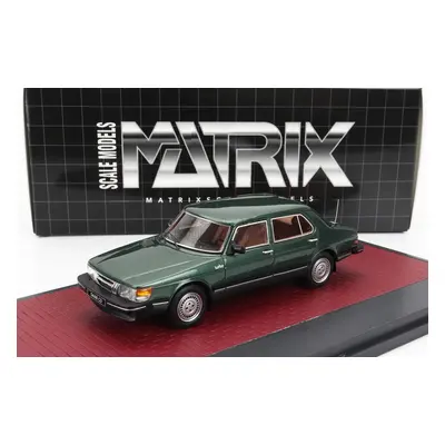 Matrix scale models Saab 900 Cd Turbo 1986 1:43 Green Met