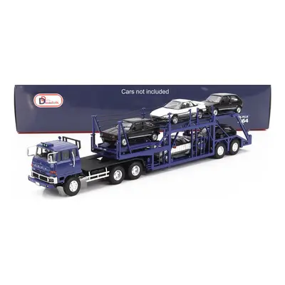 Dd-models Mitsubishi Fuso Fv Truck Car Transporter - Cars Not Included 1:64 Blue