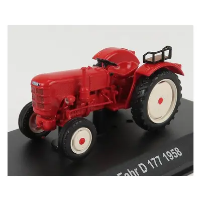 Edicola Fahr D177 Tractor 1958 - Con Vetrina - With Showcase 1:43 Orange