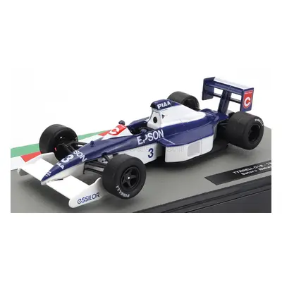 Edicola Tyrrell F1 018 Ford N 3 Season 1990 Satoru Nakajima 1:43 Modrá Bílá