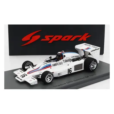 Spark-model Shadow F1 Dn8 N 16 Sweden Gp 1977 Jackie Oliver 1:43 Bílá