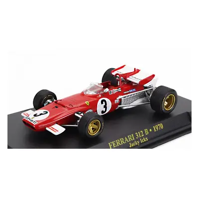 Edicola Ferrari F1 312b N 3 Season 1970 Jacky Ickx 1:43 Červená Bílá