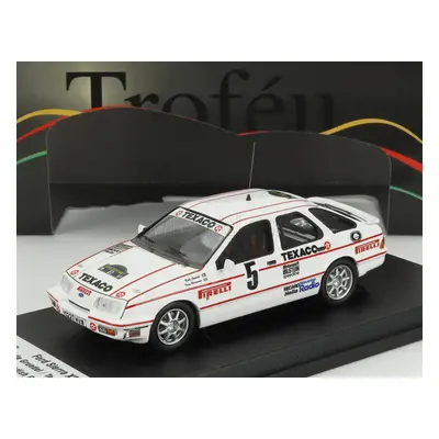 Trofeu Ford england Sierra Xr 4x4 N 5 Rally Sweden 1987 Kalle Grundel - Terry Harryman 1:43 Bílá