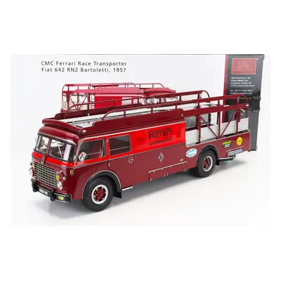 Cmc Fiat 642rn2 Truck Bartoletti F1 Ferrari Car Transporter 1957 1:18 Red