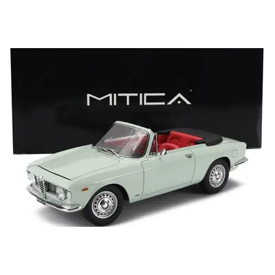 Mitica Alfa romeo Giulia 1600 Gtc Cabriolet Open 1964 – Interior Red 1:18 Azzurro Spazio - Světl