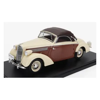 Edicola Opel Super 6 Hebmuller Cabriolet Cabriolet Closed 1937 1:24 Krémově Hnědá