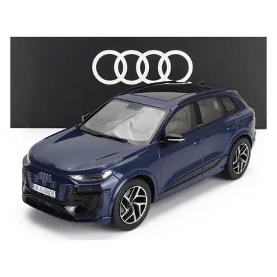 Spark-model Audi Q6 E-tron 2023 1:18 Ascari Blue