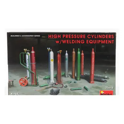 Miniart Accessories High Pressure Cylinders Welding Equipment 1:35 /