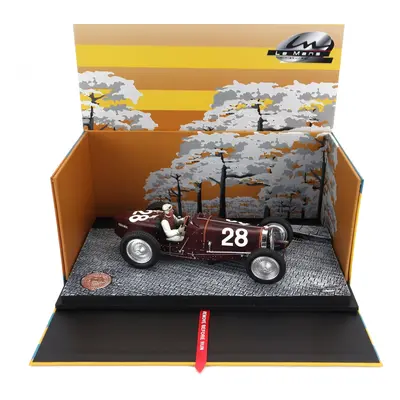 Le mans miniatures Bugatti F1 Type 59 N 28 Monaco Gp 1934 Tazio Nuvolari 1:18 Bordeaux