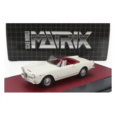 Matrix scale models Alfa romeo 2600 Spider Cabriolet Open 1962 1:43 Bílá