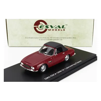 Esval model Osca 1600gt Fissore Cabriolet Closed 1963 1:43 Hnědá Černá