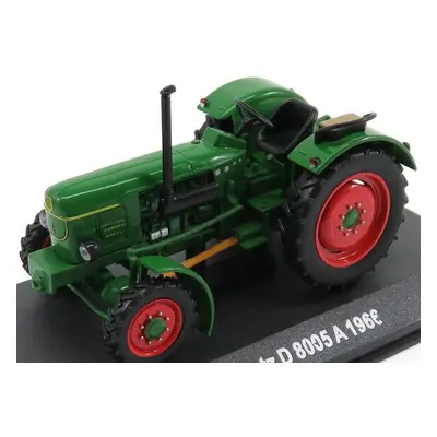 Edicola Deutz D8005a Tractor 1966 - Con Vetrina - With Showcase 1:43 Zelená Červená