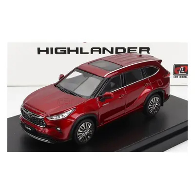 Lcd-model Toyota Highlander 2022 1:64 Red