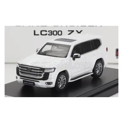 Lcd-model Toyota Land Cruiser Lc300-zx 2022 1:64 Bílá