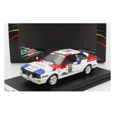 Trofeu Audi Quattro N 18 Rally Bandama 1981 A.choteau - P.y.burel 1:43 Bílá Červená Modrá