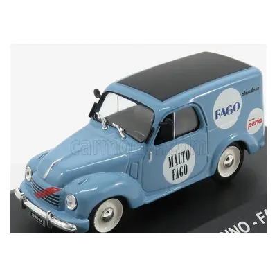 Edicola Fiat 500c Van Furgoncino Malto Fago 1950 1:43 Světle Modrá