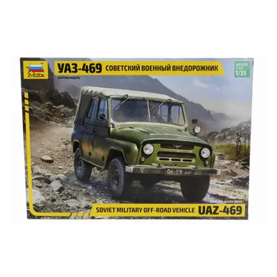 Zvezda UAZ 469 Soft-top Soviet Military 1975 1:35 /