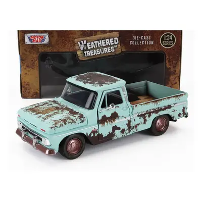 Motor-max Chevrolet C-10 Pick-up Weathered Treasure 1966 1:24 Ruggine - Rust