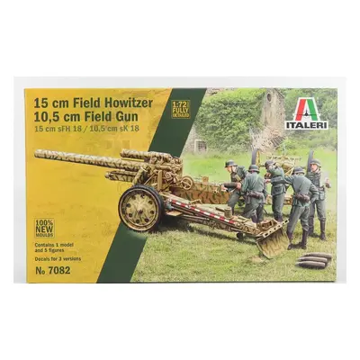 Italeri Trailer 15 Cm. Field Howitzer Gun Military 1:72 /