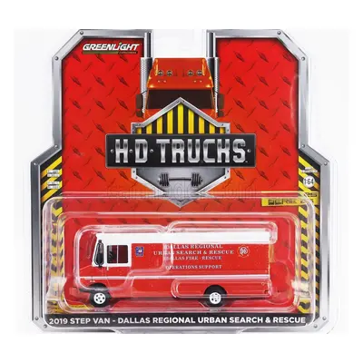 Greenlight Truck Step Van Dallas Regional Urban Fire Engine Search & Rescue 2019 1:64 Červená Bí