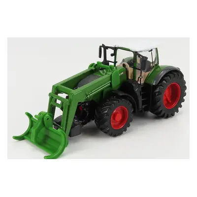 Bburago Fendt Vario 1050 Tractor With Front Logging Grab 2016 1:50 Zelená Šedá Červená