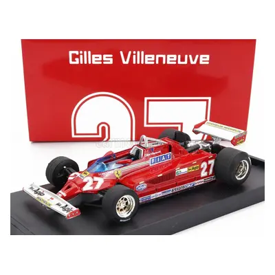 Brumm Ferrari F1 126ck Turbo N 27 Italy Gp 1981 Gilles Villeneuve 1:43 Red