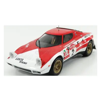 Triple9 Lancia Stratos Hf N 2 Winner Rally Sanremo 1974 S.munari - M.mannucci 1:18 Červená Bílá