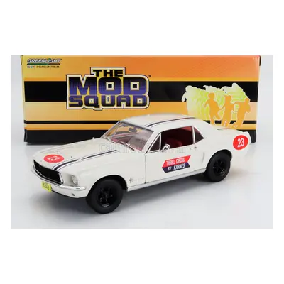 Greenlight Ford usa Mustang Coupe N 23 Thrill Circus By Karnes 1967 - The Mod Squad 1:18 Bílá