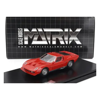 Matrix scale models Lamborghini Miura P400s Millechiodi 1969 1:43 Red