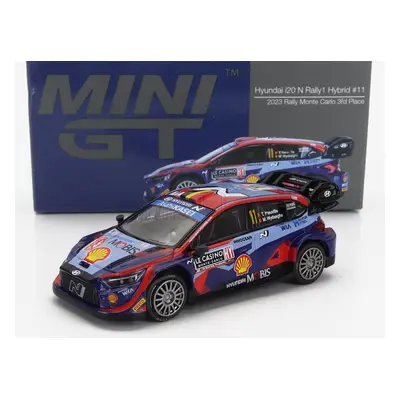 Mini-gt Hyundai I20 N Rally1 Team Shell Mobis Wrt N 11 3rd Rally Montecarlo 2023 Thierry Neuvill