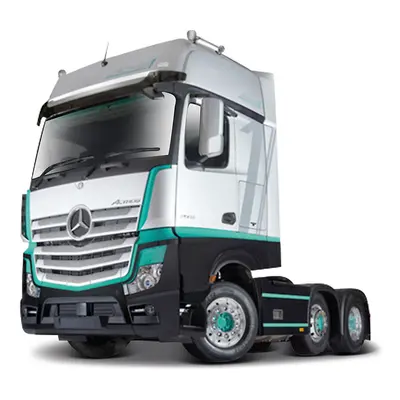 Bburago Mercedes-Benz Actros Gigaspace stříbrný