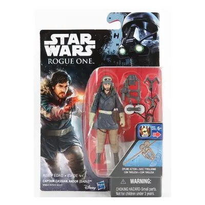 Tomica Star wars Rogue One Captain Cassian Andor Eadu Figure Cm. 9.5 1:18 Modrá Bílá