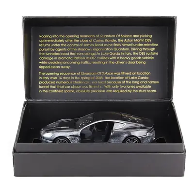 Corgi Aston martin Dbs 2008 (damaged Version) - 007 James Bond - Quantum Of Solace 1:36 Grey Met