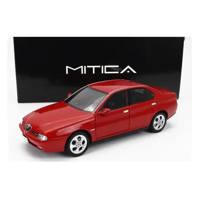 Mitica-diecast Alfa romeo 166 3.0 V6 1998 - Black Interior 1:18 Rosso Alfa Red