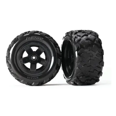 Traxxas kolo, disk 5-spoke, pneu Teton (2)