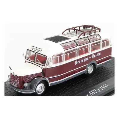 Edicola Steyr 380q Autobus 1955 - Damage Display Box 1:72 Bordeaux White