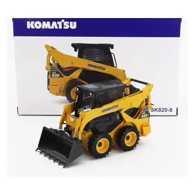 Universal hobbies Komatsu Sk820 Ruspa Gommata - Scraper Tractor 1:32 Žlutá Černá