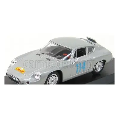 Best-model Porsche 1600gs Abarth N 114 Tour De Corse 1960 Bouchet - Mairesse 1:43 Silver