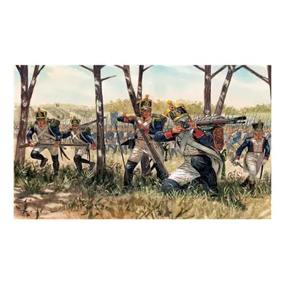 Italeri figurky - NAPOLEONIC WARS: FRENCH INFANTRY (1:72)