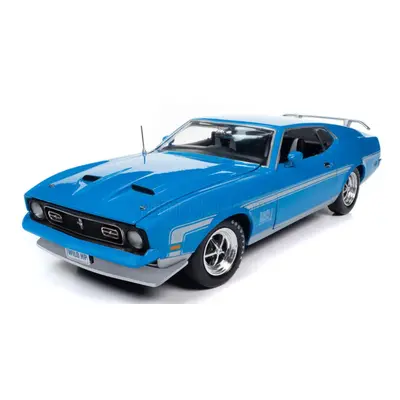 Autoworld Ford usa Mustang Mach-1 Coupe 1972 1:18 Světle Modrá