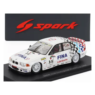 Spark-model BMW 3-series 318is N 35 Touring Car World Cup 1994 Shaun Van Der Linde 1:43 Bílá